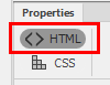 HTML - Property Inspector